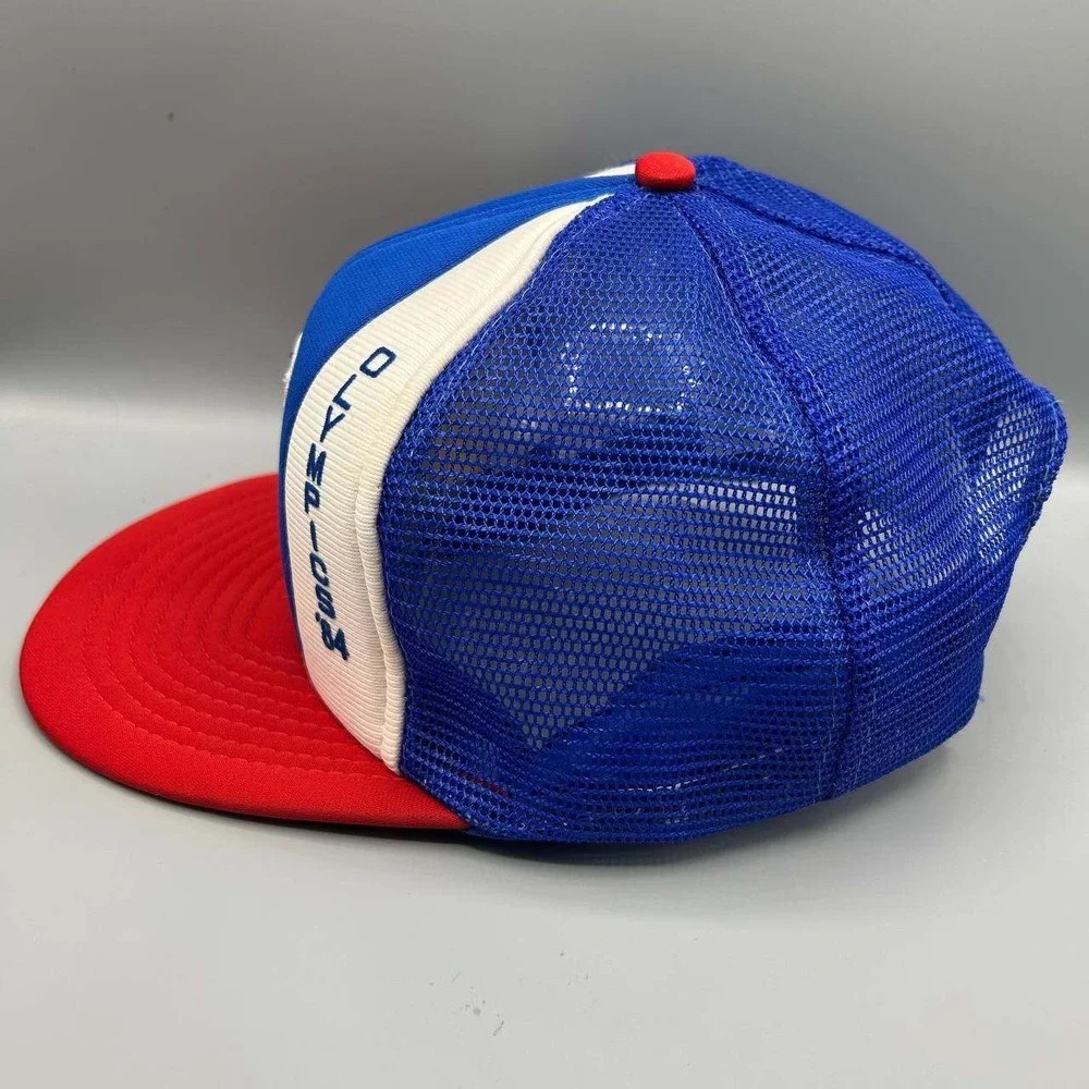 Vintage‎ 1984 Los Angeles Olympics Sam The Eagle Trucker Hat Men Snap Back Cap